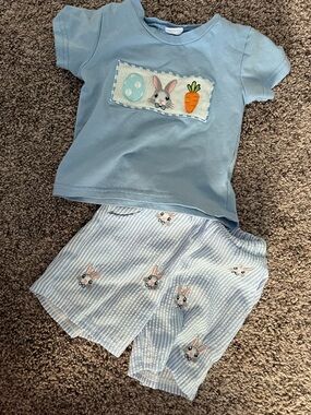 Amazon Light Blue Bunny & Carrot Set